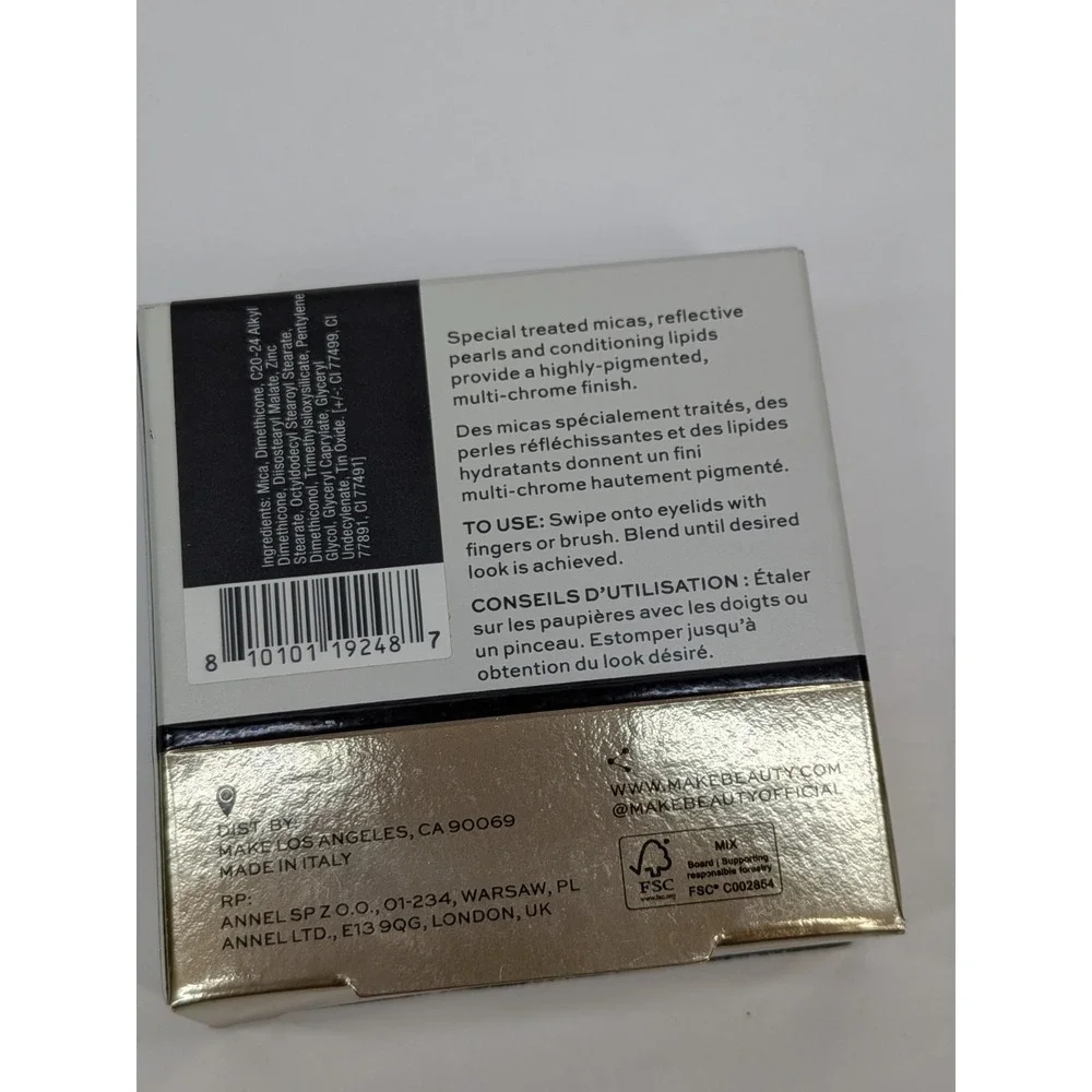 GLAZE NIB!🚨MAKE Beauty Multi-Chromatic Metal Reflecting Eyeshadow 0.14oz / 4g